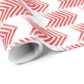 赤い部族矢印パターン ラッピングペーパー (ロールコーナー)