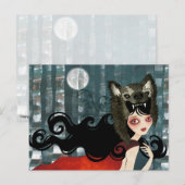 赤い郵便はがき ポストカード (正面/裏面)