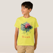 赤い醜い虫の自然昆虫のカスタムデザイン Tシャツ (正面フル)