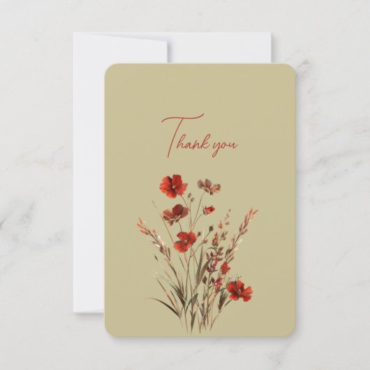 赤い野の花ありがとう結婚ごちそうさま (正面)