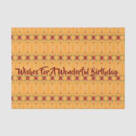 赤い金ゴールドと緑 薄葉紙