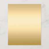 赤い金ゴールドのボーブル松クリスマスパーティの招待状 (裏面)