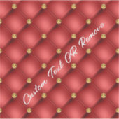 赤い金ゴールドステッカスタムカーと文字 シール (正面)