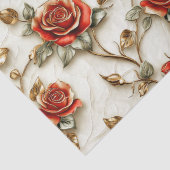 赤い金ゴールドバラヴィンテージ 薄葉紙 (詳細)