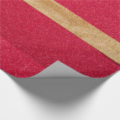 赤い金ゴールドラッピング紙 ラッピングペーパー (角)