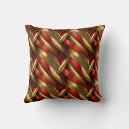 赤い金ゴールドリボン2 クッション