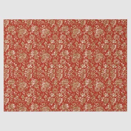 赤い金ゴールド一見のティッシュペーパーはギフトバッグに一致させます 薄葉紙 (正面)