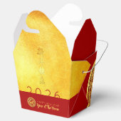 赤い金ゴールド中国の馬紙カット2026 TOFB フェイバーボックス (オープン)