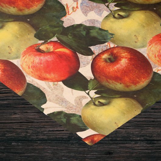 赤い金ゴールド収穫アップルパターン – 先生ギフトアイディア 薄葉紙