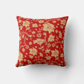 赤い金ゴールド枕 クッション (裏面)