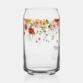 赤い金ゴールド牡丹フローラドロップのファミリ名 ガラス缶 (右)