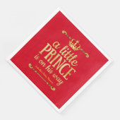 赤い金ゴールド王室の王子が赤ちゃんシャワーを浴びる途中 (コーナー)