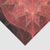 赤い金ゴールド黄色の幾何学星切り離し 薄葉紙 (詳細)