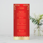 赤い金ゴールド メニュー (スタンド正面)