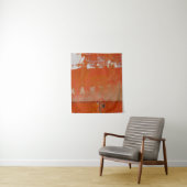 赤い金属ケース タペストリー (インサイチュ)