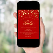 赤い金星の年次企業ガラ 招待状