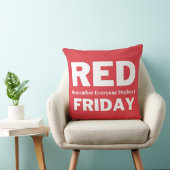 赤い金曜日に展開された全員を覚える クッション (椅子)