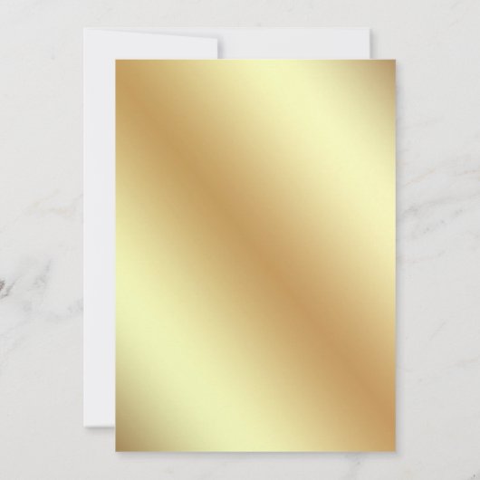 赤い金色の象 インドのヘンナ メンディ 結婚式 招待状 (裏面)