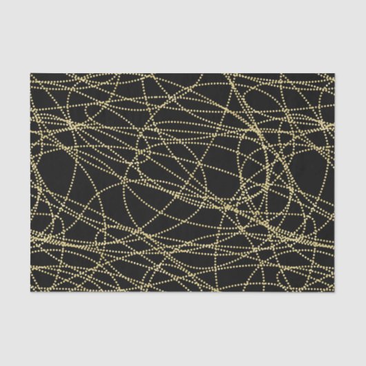 赤い金 黒い唇のキス ブライダルシャワー 薄葉紙 (正面)