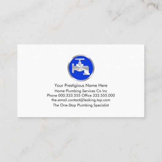 赤い銀色の水道管加熱矢印 名刺 (裏面)