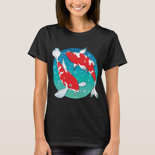 赤い錦鯉 Tシャツ (正面)