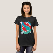 赤い錦鯉 Tシャツ (正面フル)