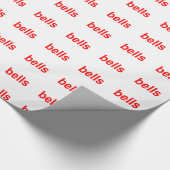 赤い鐘（鐘の鐘）の語句 ラッピングペーパー (コーナー)