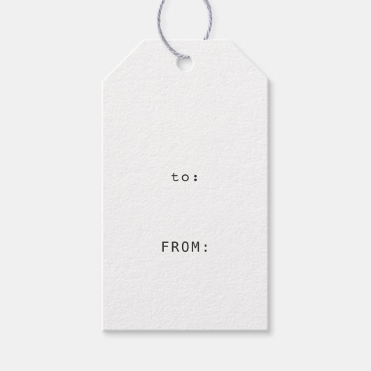 赤い陶器の贈り物ラベル ギフトタグ (正面)