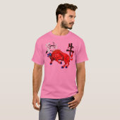 赤い雄牛 Tシャツ (正面フル)