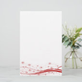 赤い雪のクリスマス 便箋 (スタンド正面)