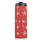 赤い雪の上の冬 タンブラー (正面)