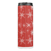 赤い雪の上の冬 タンブラー (裏面)