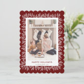 赤い雪の森の家族の写真 シーズンカード (スタンド正面)