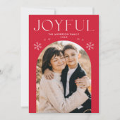 赤い雪片の写真 シーズンカード (正面)