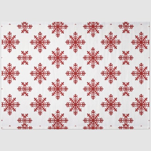 赤い雪片ホワイトクリスマス 薄葉紙 (正面)
