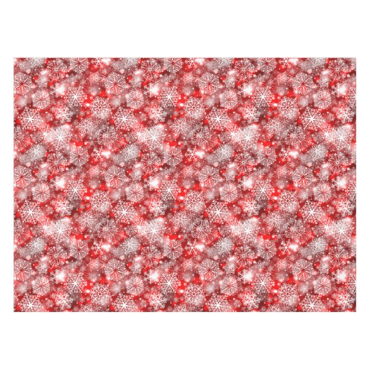 赤い雪片 テーブルクロス (正面(横))