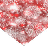 赤い雪片 テーブルクロス (アングル)