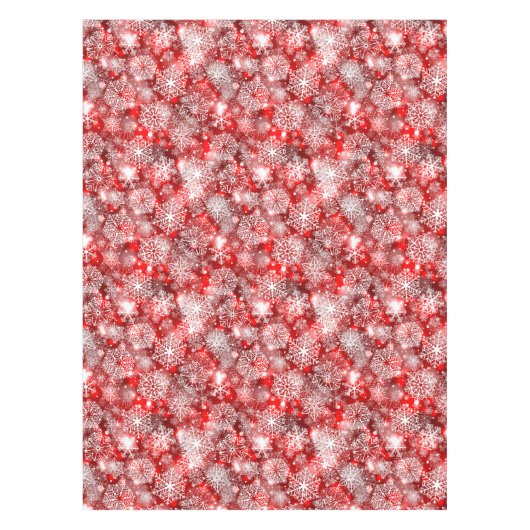 赤い雪片 テーブルクロス (正面)