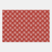 赤い雪片 ラッピングペーパーシート (正面2)