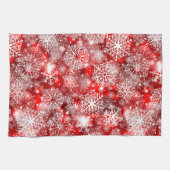 赤い雪 キッチンタオル (横)