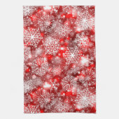 赤い雪 キッチンタオル (縦)