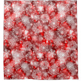 赤い雪 シャワーカーテン (正面)