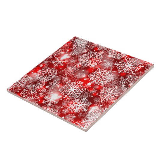 赤い雪 タイル (側面)