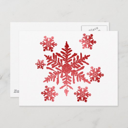 赤い雪 ポストカード (正面/裏面)