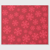 赤い雪 |休日 |クリスマス ラッピングペーパー (フラット)