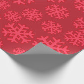 赤い雪 |休日 |クリスマス ラッピングペーパー (角)