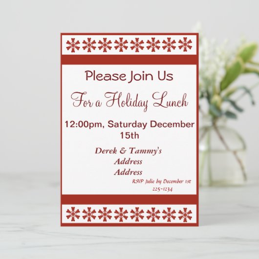 赤い雪 招待状 (スタンド正面)