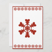 赤い雪 招待状 (裏面)