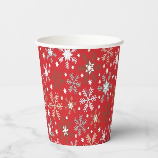 赤い雪 紙コップ (裏面)