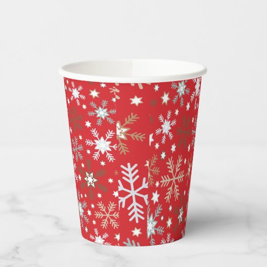 赤い雪 紙コップ (左)